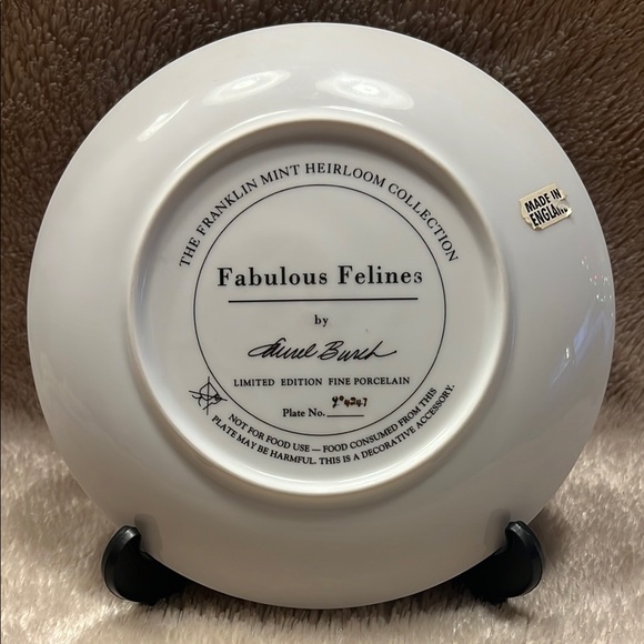 LAUREL BURCH 1994 Fabulous Felines Franklin Mint Heirloom Collection - Picture 11 of 13
